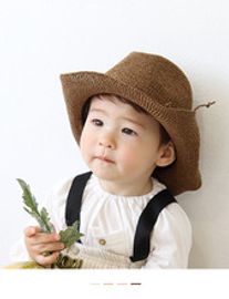[BABYBLEE] A17518 _ Baby hand-knitted Philip Hat, infant hat, Sun Protection hat, Summer hat Beach hat _ Made in KOREA